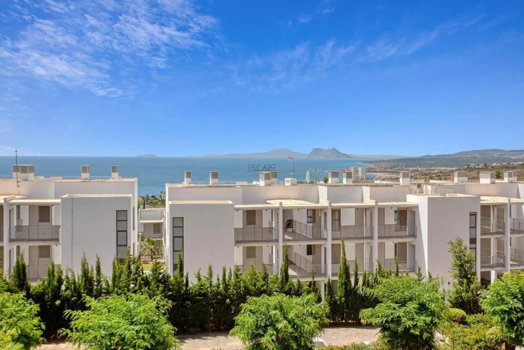 Estrella De Mar Zeezicht En Uitkijk Op Gibraltar 40M2 Terras Incl Zwembad Las Garzas Manilva Ngoại thất bức ảnh